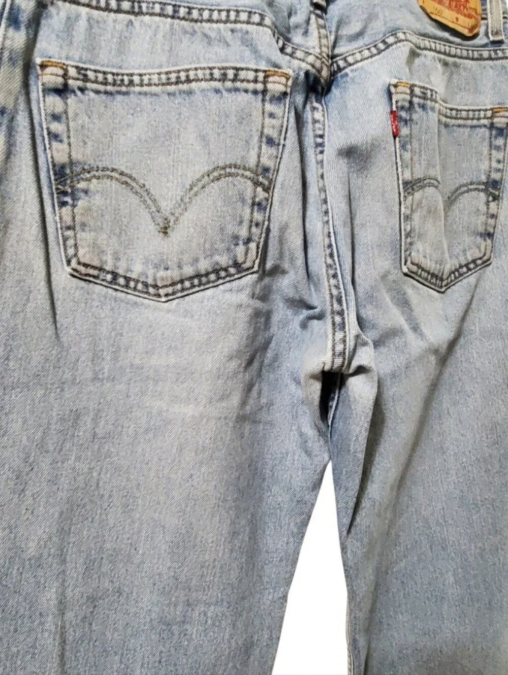 Levi's Light Blue Relaxed Fit Straight Jeans Size 33x30